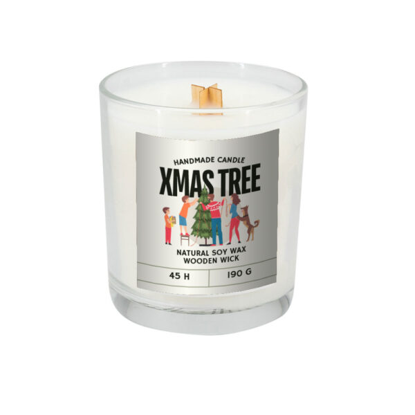 Świeca sojowa 190g Cotton Fresh Przeźroczysty