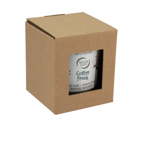 Świeca sojowa 190g Cotton Fresh Przeźroczysty
