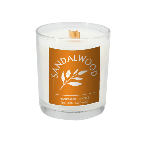 Świeca sojowa 190g Cotton Fresh Przeźroczysty
