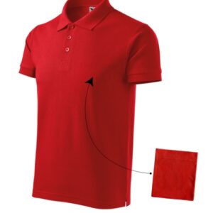 Cotton 212 Koszulka polo męska Czerwony - 07