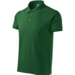 Cotton Heavy 215 Koszulka polo męska Zieleń butelkowa - 06