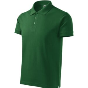 Cotton Heavy 215 Koszulka polo męska Zieleń butelkowa - 06