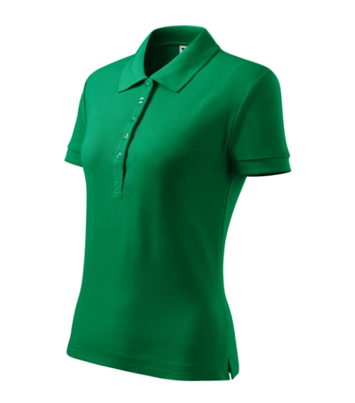 Cotton Heavy 216 Koszulka polo damska Zieleń trawy - 16