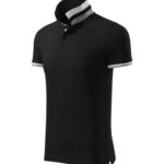 Collar Up 256 Koszulka polo męska Czarny - 01