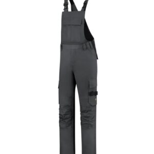 Bib & Brace Twill Cordura T67 Spodnie robocze ogrodniczki unisex Ciemnoszary - T4