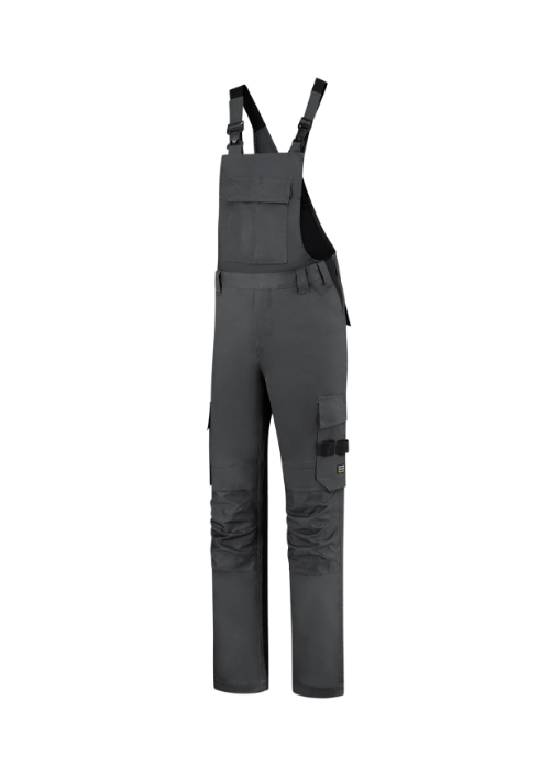 Bib & Brace Twill Cordura T67 Spodnie robocze ogrodniczki unisex Ciemnoszary - T4