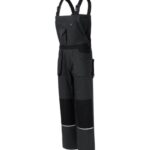 Woody W02 Spodnie robocze ogrodniczki męskie Ebony gray - 94