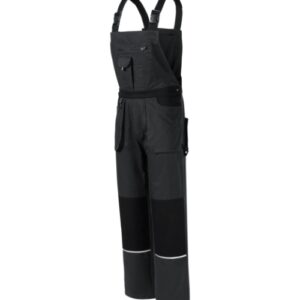 Woody W02 Spodnie robocze ogrodniczki męskie Ebony gray - 94
