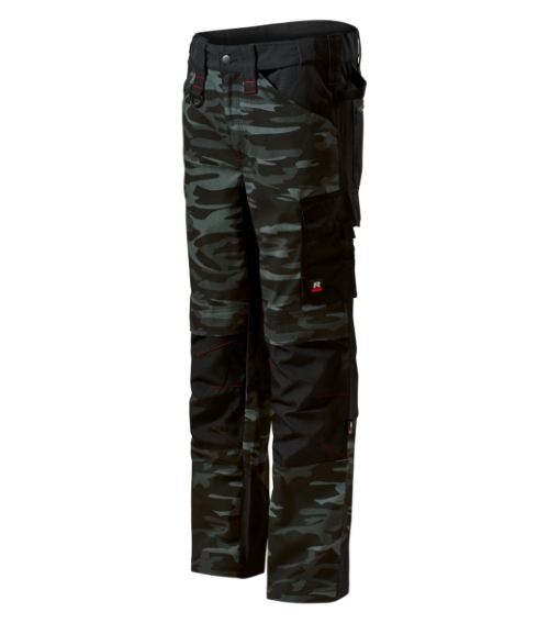 Vertex Camo W09 Spodnie robocze męskie Camouflage dark gray - C2