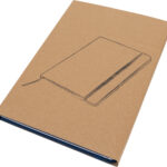 Notatnik A5 w linie z materiałów z recyklingu DOMINIK Żółty